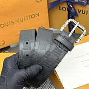 LV Drift Rockabilly 35mm Belt Black M4396U - 3