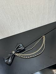 Chanel Belt Calfskin Lambskin & Metal Black & Gold - 4