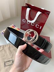 Gucci Interlocking G Leather Belt Black - 6