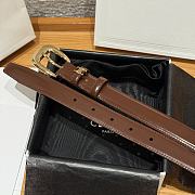 Celine Medium 25mm Vivienne Belt In Taurillon Leather Brown - 2