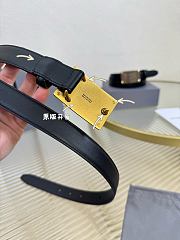 Balenciaga Lola Belt in Black Calfskin Gold 2.5cm - 6