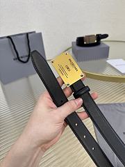 Balenciaga Lola Belt in Black Calfskin Gold 2.5cm - 4