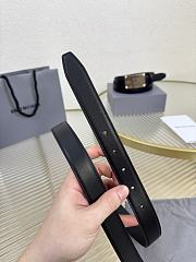 Balenciaga Lola Belt in Black Calfskin Silver 2.5cm - 6