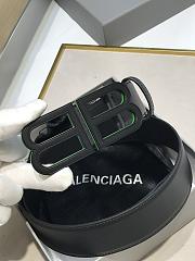 Balenciaga BB Hourglass Large Leather Belt 3.8cm - 3