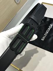 Balenciaga BB Hourglass Large Leather Belt 3.8cm - 4