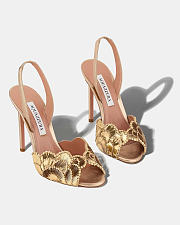 Aquazzura Ce Soir Sandal 105 Gold - 1