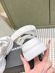 Chanel Sandals Shiny Calfskin White 55mm - 2