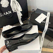 Chanel Black Patent Loafers - 4