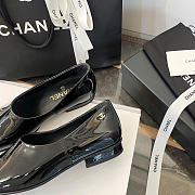 Chanel Black Patent Loafers - 3
