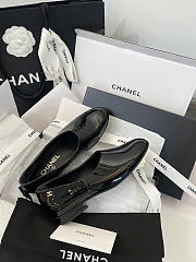 Chanel Black Patent Loafers - 2