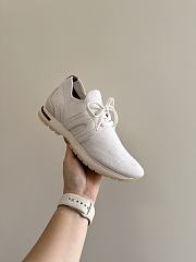 Loro Piana 360 LP Lady Flexy Walk Sneaker Wish Wool White - 1