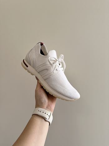 Loro Piana 360 LP Lady Flexy Walk Sneaker Wish Wool White