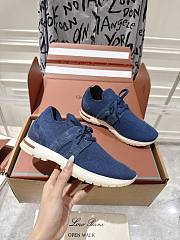 Loro Piana 360 LP Lady Flexy Walk Sneaker Wish Wool Blue - 2
