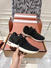 Loro Piana 360 LP Lady Flexy Walk Sneaker Wish Wool Black - 3