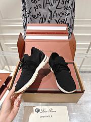 Loro Piana 360 LP Lady Flexy Walk Sneaker Wish Wool Black - 2