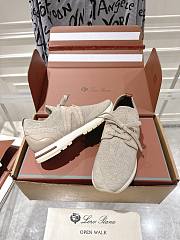 Loro Piana 360 LP Lady Flexy Walk Sneaker Wish Wool Beige Mel - 4