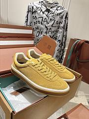 Loro Piana Tennis Walk Sneaker Suede Calf Split Yellow - 5