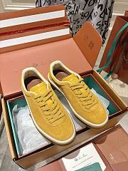 Loro Piana Tennis Walk Sneaker Suede Calf Split Yellow - 2