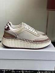 Chloe Nama Sneaker Beige/ Purple - 1