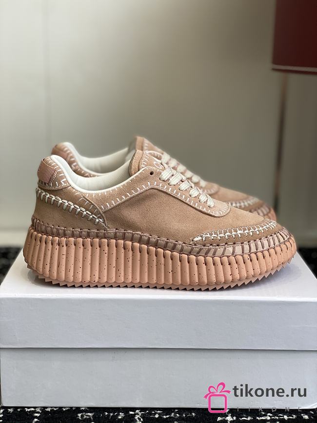 Chloe Nama Sneaker Powder Beige - 1