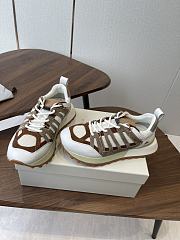 Brunello Cucinelli Monili-Detail Sneakers Grey - 4