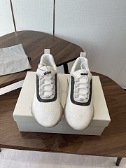 Brunello Cucinelli Wool Knit And Semi-Polished Calfskin Runners With Warm Inner Lining White 22481 - 6