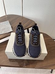 Brunello Cucinelli Wool Knit And Semi-Polished Calfskin Runners With Warm Inner Lining 22483 - 5