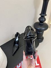 Diesel D-Ten & Half Pumps In Patent Pull-Up Leather Black 10.5cm - 3