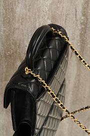 Chanel Clutch With Chain Shiny Lambskin & Gold-Tone Metal Black - 19x12.3x5cm - 6