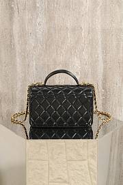 Chanel Clutch With Chain Shiny Lambskin & Gold-Tone Metal Black - 19x12.3x5cm - 4