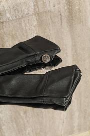 Chanel Vintage Jacket Shaped Bag Black - 39x31x4cm - 6