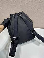 Prada Small Re-Nylon Backpack Black 1BZ197 - 35x25x15cm - 3