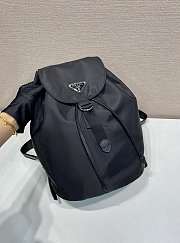 Prada Small Re-Nylon Backpack Black 1BZ197 - 35x25x15cm - 4