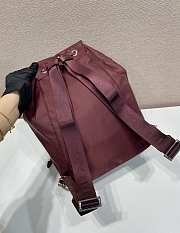 Prada Small Re-Nylon Backpack Red 1BZ197 - 35x25x15cm - 4