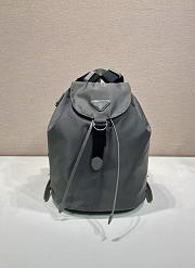 Prada Small Re-Nylon Backpack Gray 1BZ197 - 35x25x15cm - 1