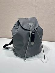 Prada Small Re-Nylon Backpack Gray 1BZ197 - 35x25x15cm - 6