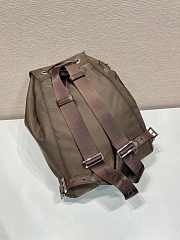 Prada Small Re-Nylon Backpack Brown 1BZ197 - 35x25x15cm - 2