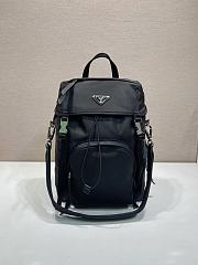 Prada Re-Nylon Backpack Black 1BZ039 - 34.5x25x15.5cm - 1