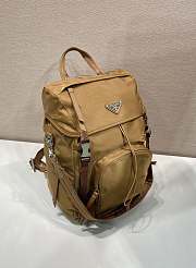 Prada Re-Nylon Backpack Brown 1BZ039 - 34.5x25x15.5cm - 3