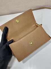 Prada Saffiano Leather Mini Bag Brown 1NF059 - 18x9.5x3cm - 6