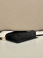 Prada Saffiano Leather Mini Bag Black 1NF059 - 18x9.5x3cm - 4
