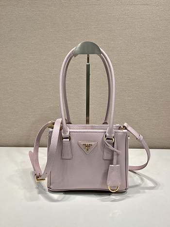 Prada Galleria Saffiano Leather Mini Bag Pink - 20x13.5x9.5cm