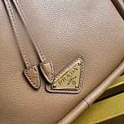 Prada Darling Mini Leather Bucket Bag Brown 1BE087 - 22x21x10.5cm - 2