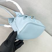 Prada Small Prada Dada Nappa Leather Bag Blue 1BG586 - 28x18.5x11.5cm - 6