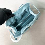 Prada Small Prada Dada Nappa Leather Bag Blue 1BG586 - 28x18.5x11.5cm - 5