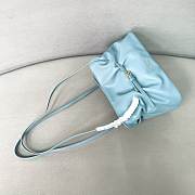 Prada Small Prada Dada Nappa Leather Bag Blue 1BG586 - 28x18.5x11.5cm - 3