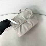 Prada Small Prada Dada Nappa Leather Bag Gray 1BG586 - 28x18.5x11.5cm - 6