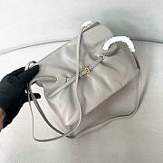 Prada Small Prada Dada Nappa Leather Bag Gray 1BG586 - 28x18.5x11.5cm - 5