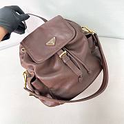 Prada Explore Medium Nappa Leather Backpack Sienna 1BZ080 - 29x27x12.5cm - 6