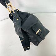 Prada Explore Large Nappa Leather Bag Black 1BC264 - 32x22x11.5cm - 5
